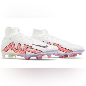 *BRAND NEW*
Nike Zoom Mercurial Super-fly 9 Elite FG White Bright Crimson
